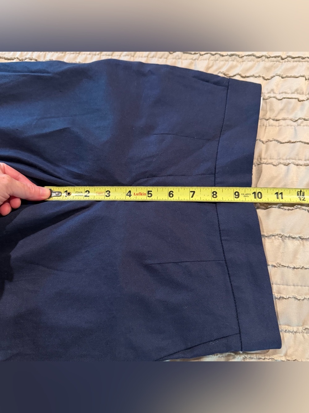 Aritzia Babaton Conan Pant Linen Blend Classic Navy Blue 0 Workwear Business - Picture 9 of 10